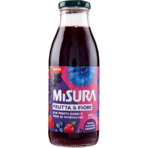 JUS DE FRUITS ROUGES & FLEURS DE BLEUET